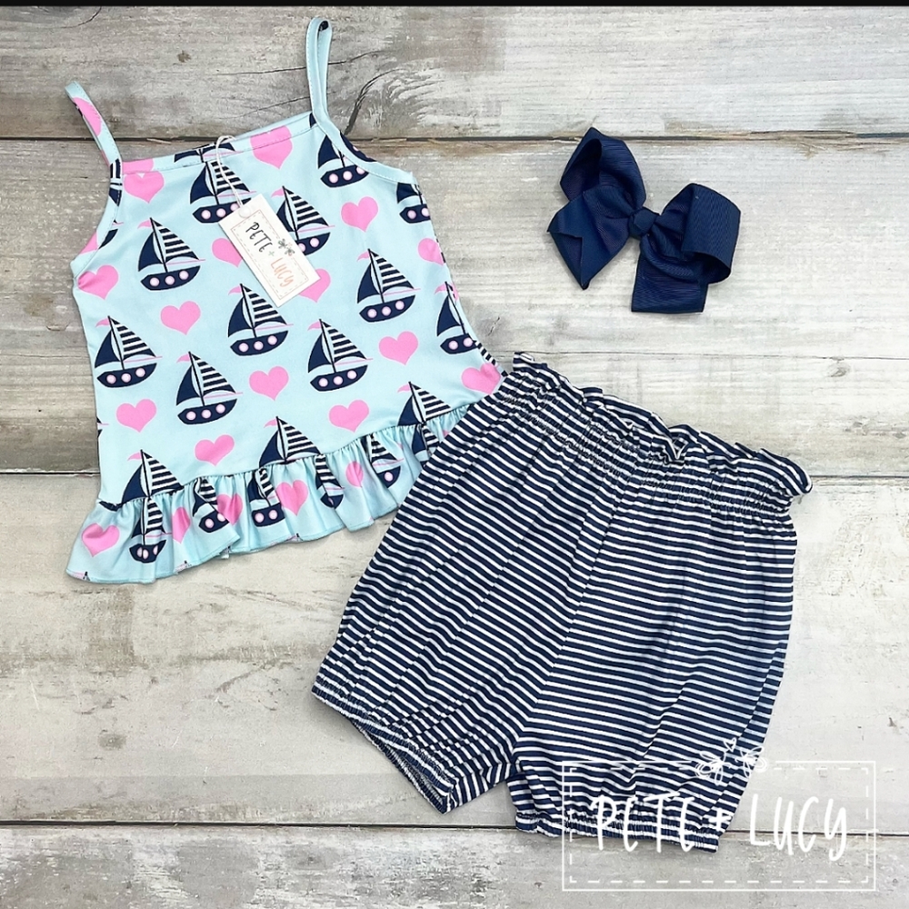 Pete + Lucy Shorts Set